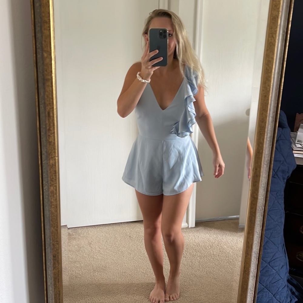 Pale Blue Mini Romper Size Small